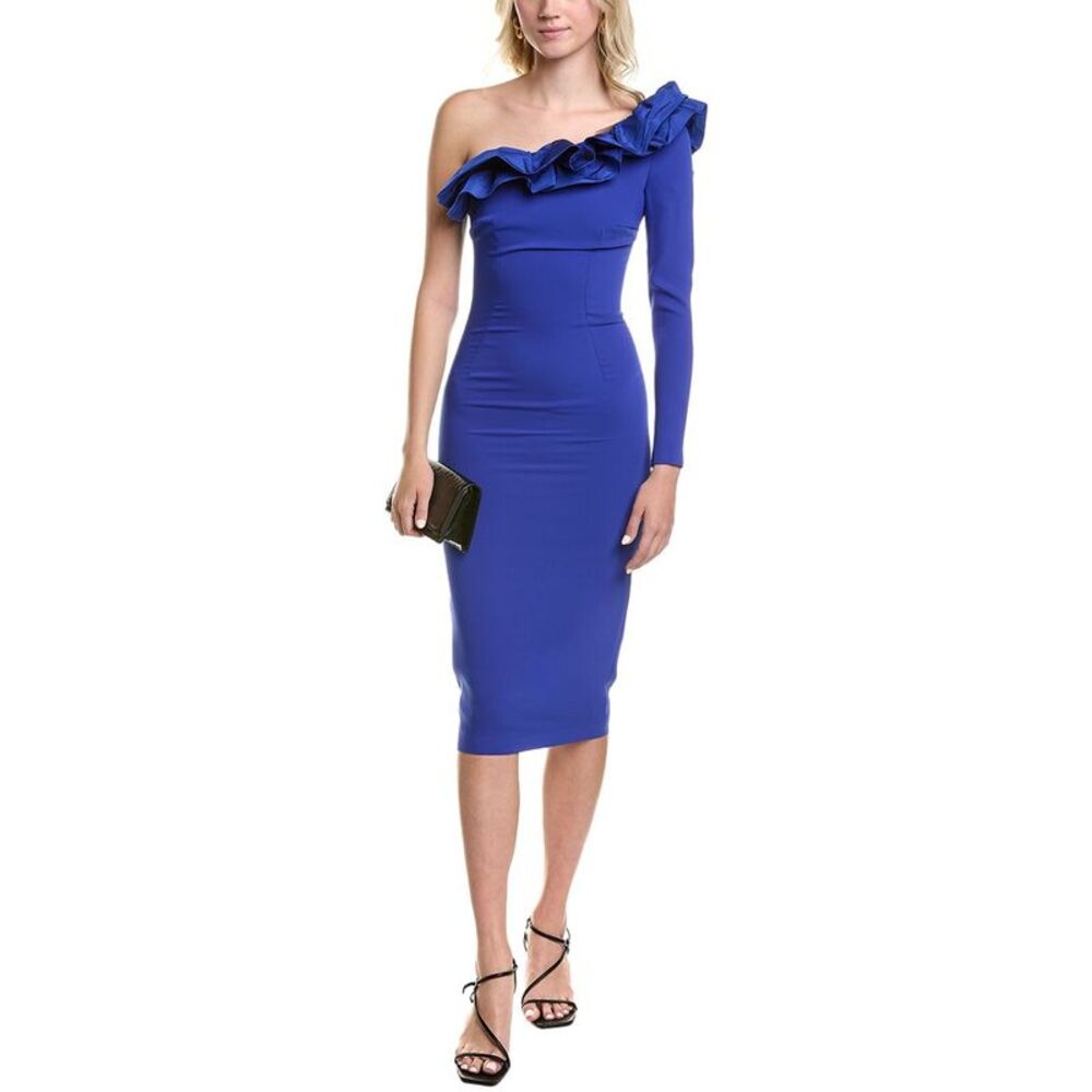 Carla Ruiz Womens  Midi Dress, Blue